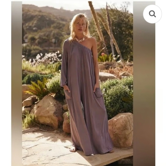 Lavender Wide-Leg Overall - Picture 3 of 10